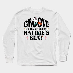 Groovy Music of Nature's Beat Long Sleeve T-Shirt